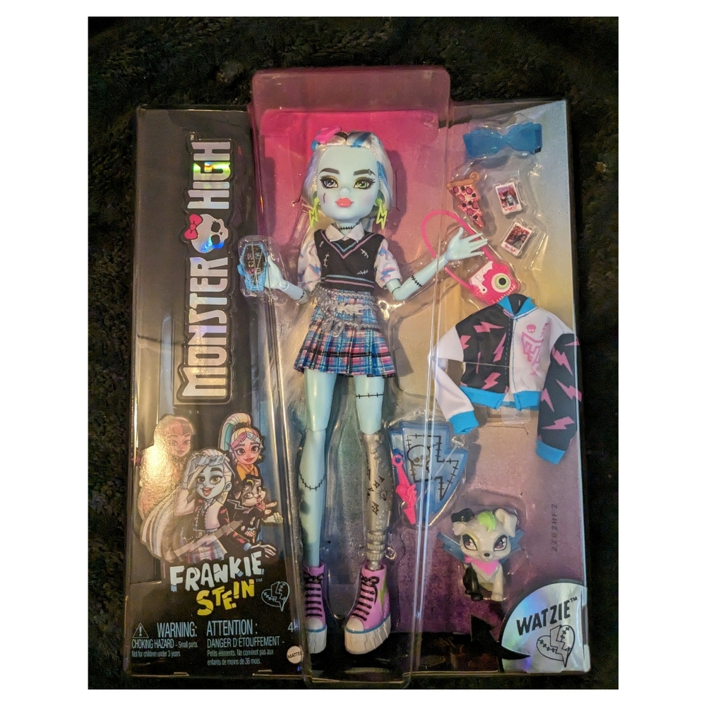 Monster High Frankie Stein & Watzie NIB